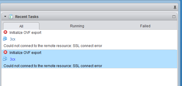 Could not connect to the remote resource ssl connect error